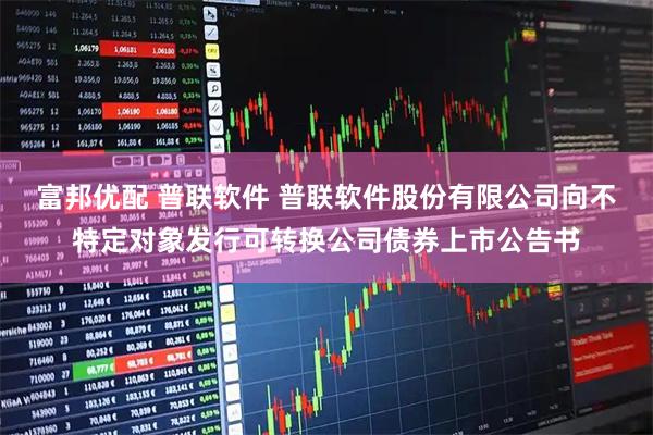 富邦优配 普联软件 普联软件股份有限公司向不特定对象发行可转换公司债券上市公告书